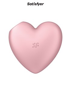 Double stimulateur Cutie Heart rose - Satisfyer 2