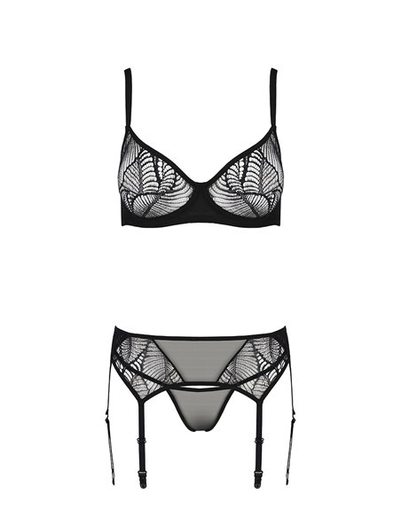 Ensemble à jarretelles Leafa - Passion ECO Collection