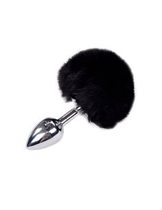 Plug métal Fluffy S noir - Alive