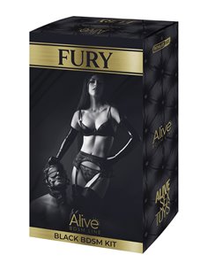 Kit BDSM Fury noir - Alive 2