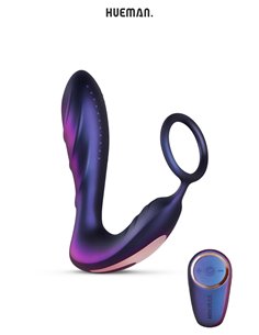 Plug vibrant et cockring Black Hole - Hueman