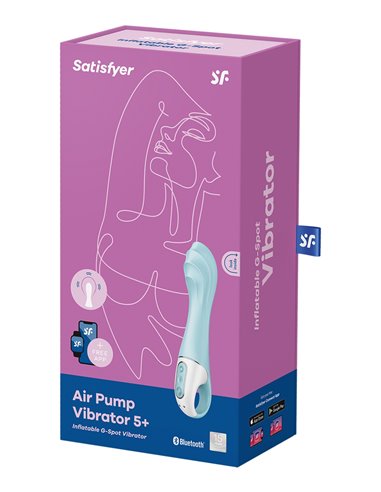 Vibro gonflable Air Pump Vibrator 5+ -  Satisfyer