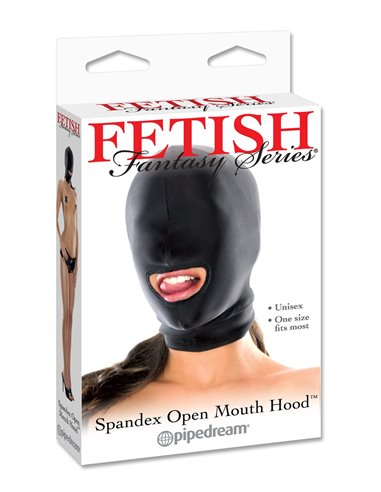 Cagoule spandex bouche ouverte