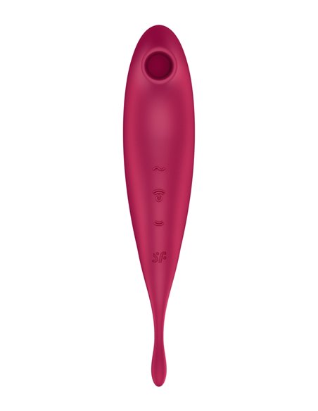 Stimulateur Satisfyer Twirling Pro Connecté rouge