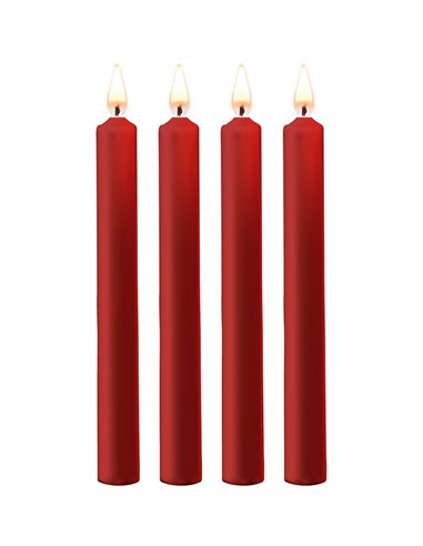 4 bougies SM rouges Large - Ouch!