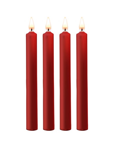 4 bougies SM rouges Large - Ouch!