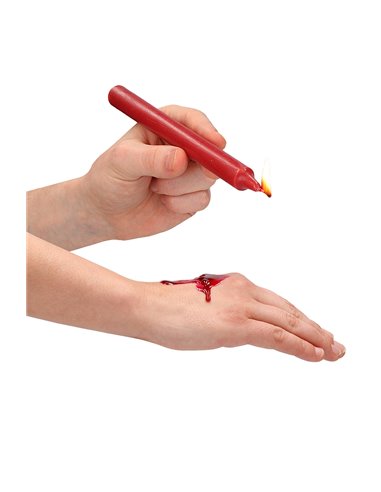 4 bougies SM rouges Large - Ouch!