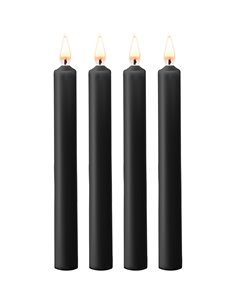 4 bougies SM noires Large - Ouch!