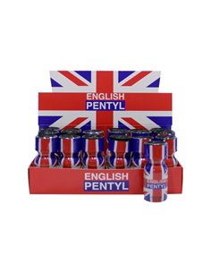 Box 18 poppers English Pentyl 15ml