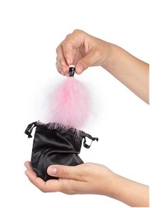 Kit poudre comestible chocolat aphrodisiaque et plumeau - Secret Play 2