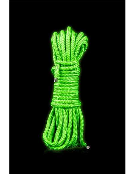 Corde de bondage phosphorescente 10m - Ouch