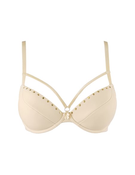 Soutien-gorge push-up beige V-10341 - Axami