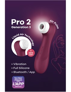 Stimulateur Pro 2 Generation 3 connecté bordeaux 2