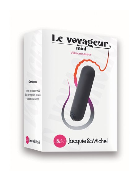 Vibromasseur Le voyageur Mini - Jacquie et Michel