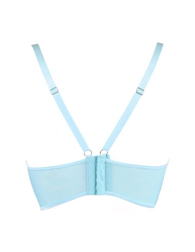Soutien-gorge dentelle bleu V-10121 - Axami