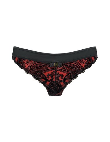 String rouge et noir  V-10048 - Axami