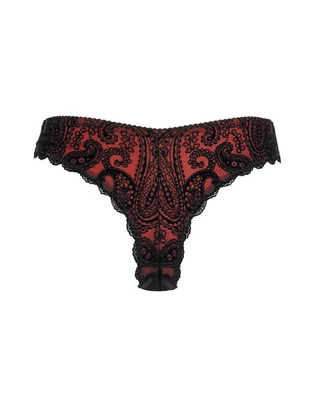 String rouge et noir  V-10048 - Axami
