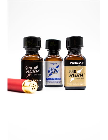 Poppers Rush 24ml avec inhalateur de Poppers Litolu