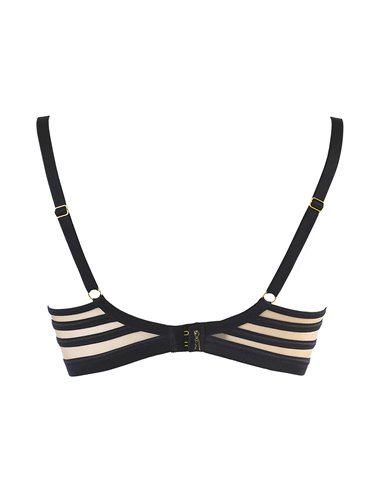 Soutien-gorge tulle noir V-10491 - Axami