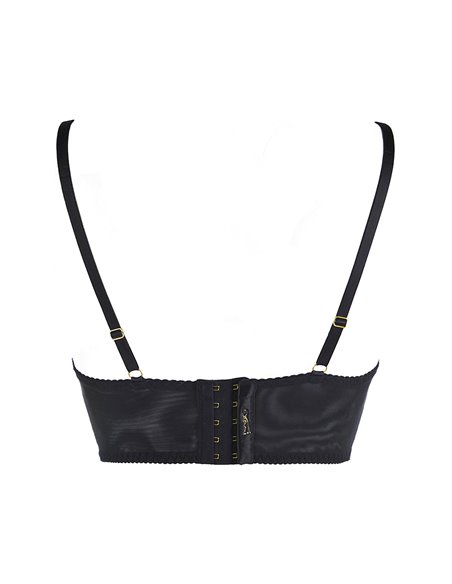 Soutien-gorge bustier noir V-10511 - Axami