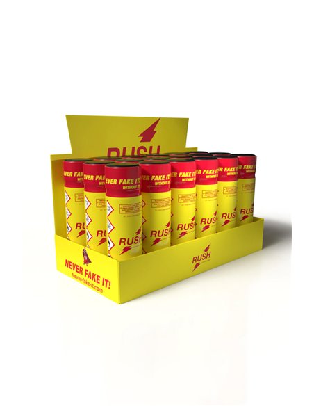 Box 18 poppers Rush Original 24ml