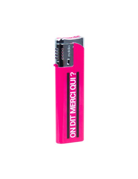 Briquet rose Jacquie et Michel