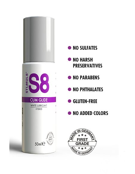 Lubrifiant hybride S8 effet sperme 50ml