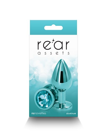 Plug bijou aluminium chromé vert M