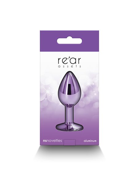 Plug bijou aluminium chromé violet S