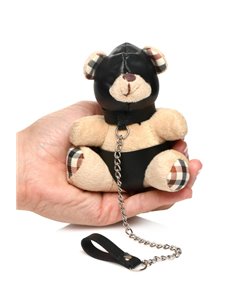 Porte-clés Teddy Bear BDSM avec cagoule 2