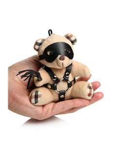 Porte-clés Teddy Bear BDSM avec martinet 2