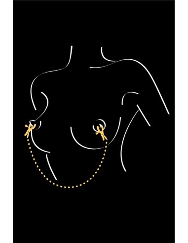 Chaine et pinces à seins Sweet Caress