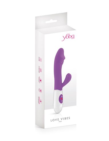 Vibromasseur Rabbit Elya violet - Yoba
