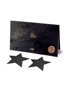 Bijoux de seins Flash Etoile Noir 2