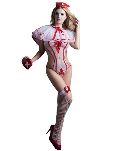 Déguisement infirmière sexy (7 pièces)