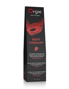 Huile de massage embrassable Sexy Therapy fraise 2