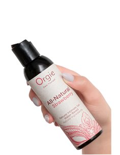 Gel intime naturel All Natural fraise 150ml 2