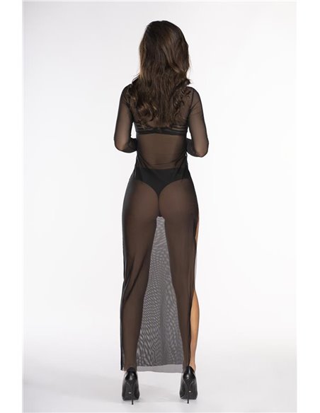 Robe longue transparente V-10679 - Axami