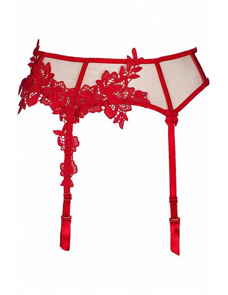 Porte-jarretelles rouge V-8862 - Axami