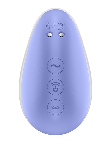Stimulateur Pixie Dust air pulsé et vibrations - rose et violet