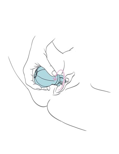 Stimulateur de clitoris Caress bleu - Adrien Lastic