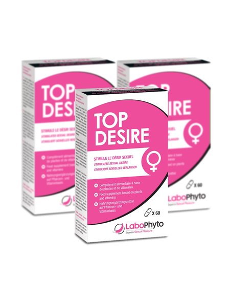 Pack Energie & Libido Femme - 3 mois - Top Desire