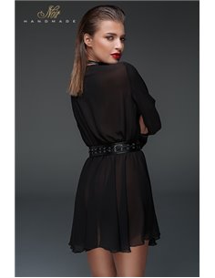 Minirobe choker en mousseline F150 2