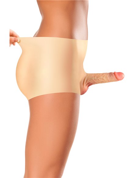 Culotte avec gode réaliste creux