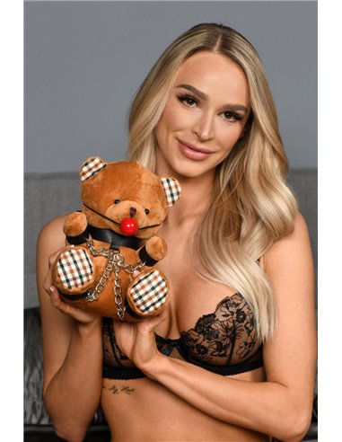 Ours en peluche bâillonné