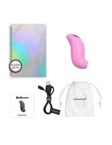 Stimulateur clitoridien Believer rose - Love to Love