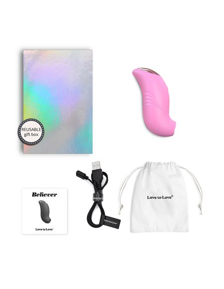 Stimulateur clitoridien Believer rose - Love to Love