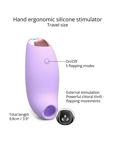 Stimulateur clitoridien Believer mauve - Love to Love