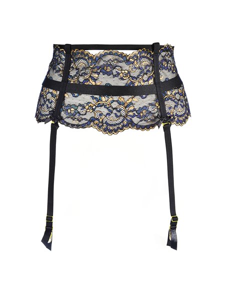 Porte-jarretelles dentelle Noir V-10362 - Axami