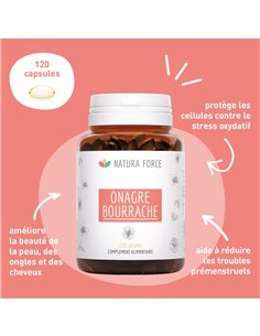Huile Onagre Bourrache Bio - gélules - Natura Force 2